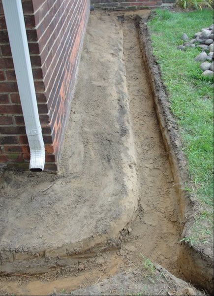 Drainage system installation