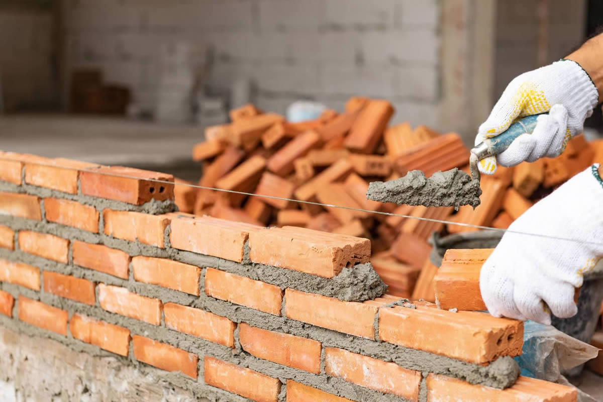 Block and brick installation