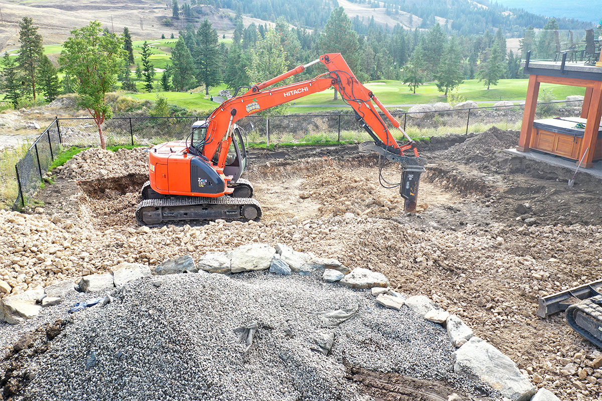 Grading and leveling equipment